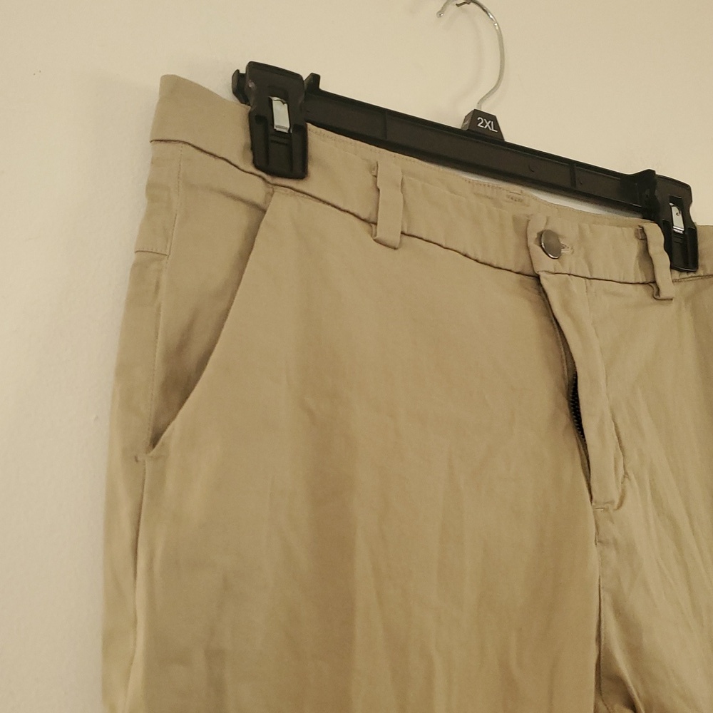 Mens Lululemon Commission Pants Size 31 Khaki 5 Pocket - Picture 5 of 12